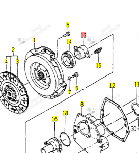 Embrayage complet Iseki 1507-121-200-00