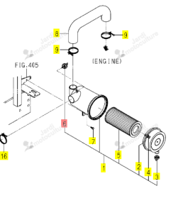 Capteur Colmatage Filtre Air Iseki 1503-102-003-10