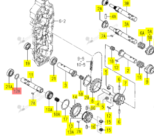 Entretoise Iseki 1386-220-003-00