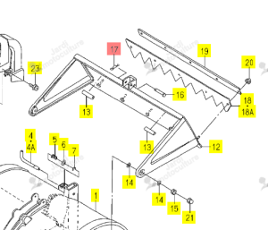 Epingle Iseki 1396-406-004-00