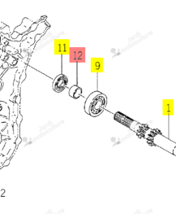 COUSSINET ISEKI 1352-217-004-00