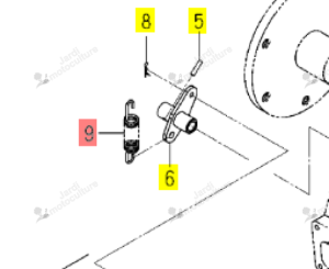Ressort ISEKI 1360-106-001-00