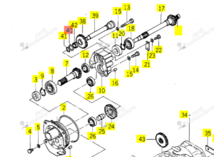 Circlips ISEKI 1365-707-003-00