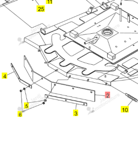 Caoutchouc Iseki 0675-740-016-0