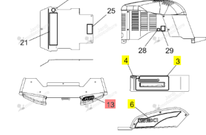 ETIQUETTE 4WD ISEKI 0675-910-026-0