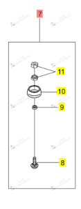 KIT BOULON ISEKI 0670-980-300-0