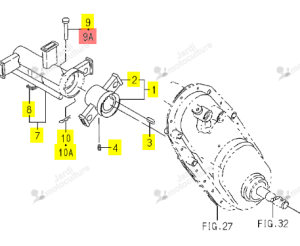 Goupille Iseki 1110-241-001-10