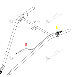 Câble Accélérateur ISEKI 1154-402-200-00