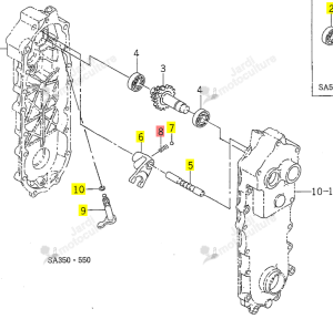 Ressort de Verrouillage Iseki 1302-225-003-00