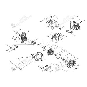 Joint spi 10021305530 pour débrousailleuse, Echo / Shindaiwa