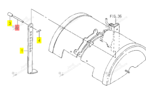 Goupille Iseki 1118-726-001-00