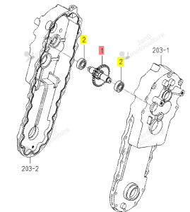 ARBRE ISEKI 1154-220-200-00