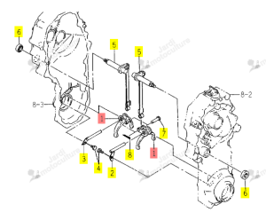 Fourchette Déclabotage Iseki 1134-230-200-00