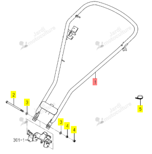 BRANCARD ISEKI 1149-351-200-00
