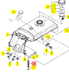 Ressort ISEKI 1110-606-005-00