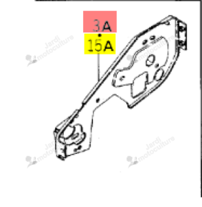 Couvercle Iseki 1110-611-210-20