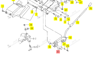 Entretoise Long. 0,42 Iseki 1112-403-003-00
