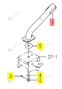 Châssis Iseki 1108-301-210-20