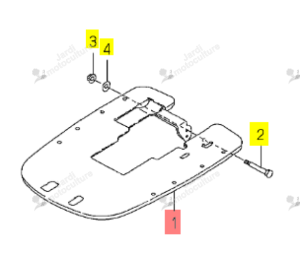 Garde-Boue Iseki 1108-616-200-20