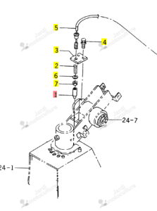 Goupille Iseki 1396-404-001-00