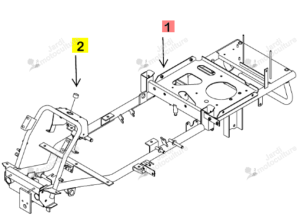 Châssis Iseki 0679-210-200-1