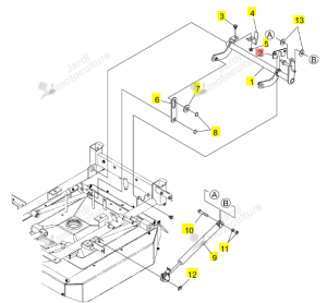 Entretoise Relevage Adjust Iseki 0679-750-400-0
