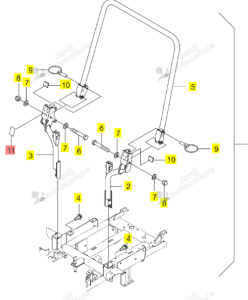 Étiquette Protection Iseki 0675-951-011-0