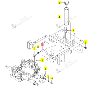 Durite HST Iseki 0677-120-012-0