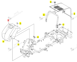 Capot Avant Iseki 0679-820-011-1