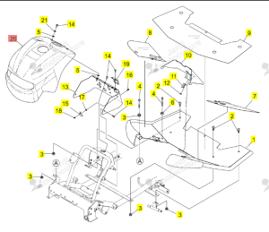 Capot AV Iseki 0680-822-011-0