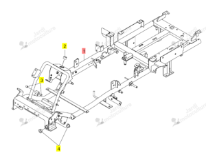 Châssis 4WD Iseki 0680-211-200-0