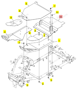 EMBASE DE SIEGE ISEKI 0679-840-200-0