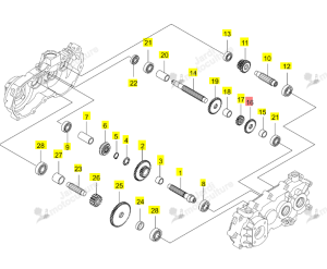 Pignon M2-25 Iseki 0674-111-293-0