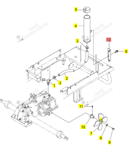 Capot Latéral G Iseki 0673-834-250-0