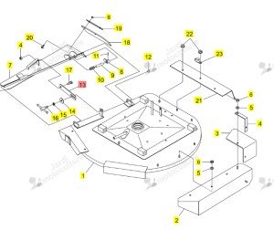 Capot Latéral Moteur Iseki 0673-740-012-0