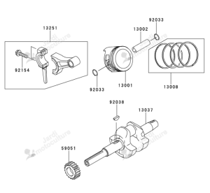 Piston ISEKI 13001-2195