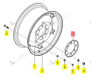 Circlips Iseki 1581-307-005-02