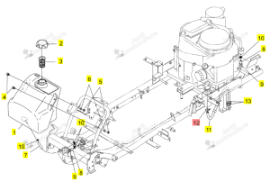 Attache Câble Iseki 0771-620-019-0