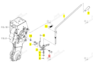 Vis de frein Iseki 1121-412-003-00