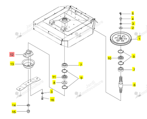 PORTE LAME ISEKI 0670-710-013-0