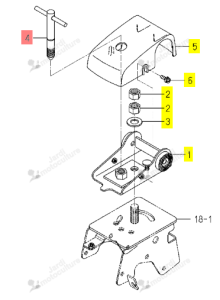 Vis de Blocage Iseki 1154-302-210-10