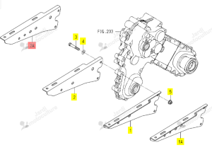 Châssis Avant Droit Iseki 1138-101-002-20