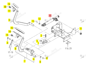 Amortisseur Iseki 1600-240-550-10