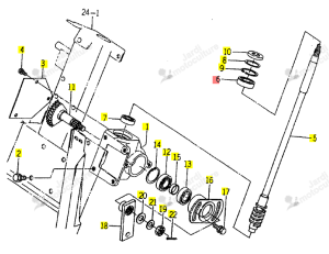 Roulement ISEKI 1593-407-002-00