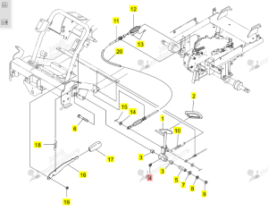 GRAISSEUR (B-M6F) ISEKI 0451-612-024-0