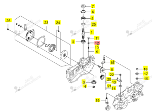 Rondelle Joint de Drain Iseki 0455-753-012-0