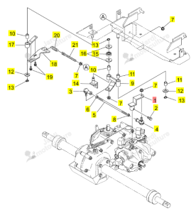 Bras HST ISEKI 0671-130-200-0