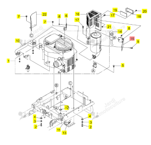 Patte Support Iseki 0673-414-210-0