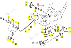 ARRET ISEKI 1421-507-007-00