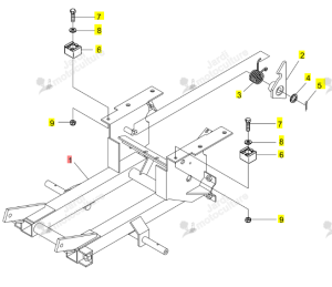 Châssis XG25 Iseki 0337-212-450-0
